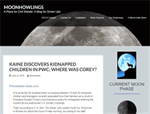 Tablet Screenshot of moonhowlings.net